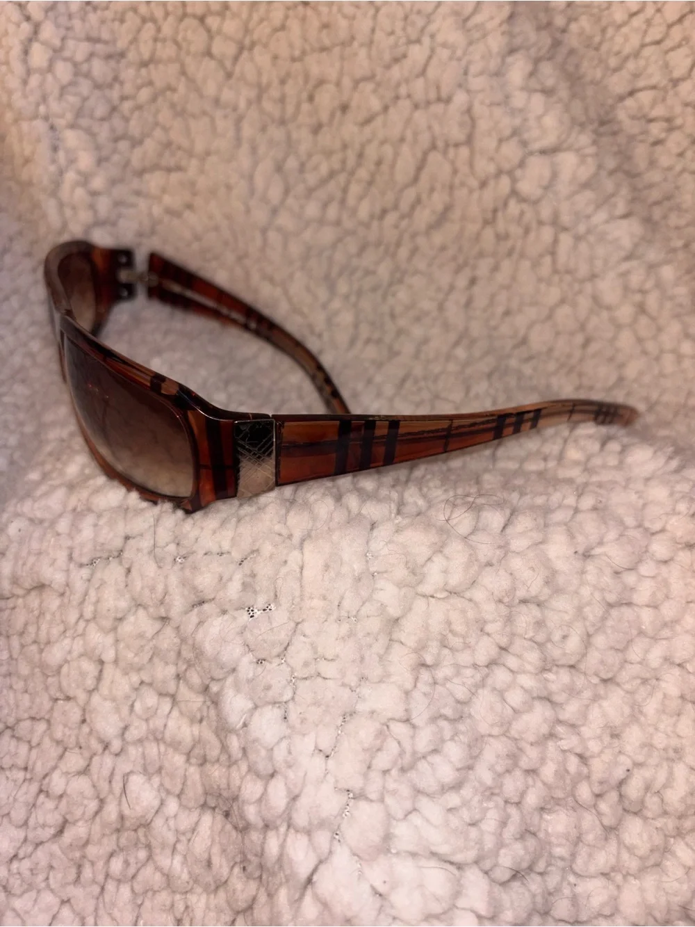 Burberry BE4393 8439/13 Havana Check Brown Gradient Sunglasses Italy